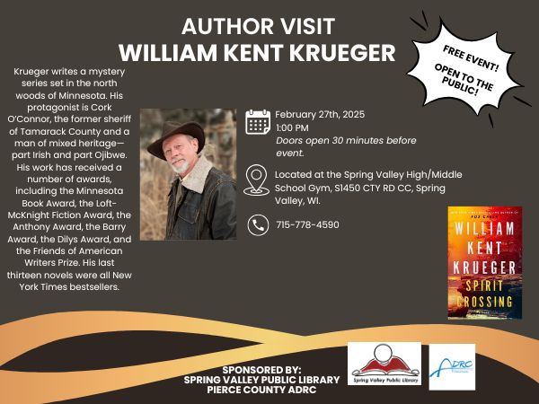 William Kent Krueger Author Visit